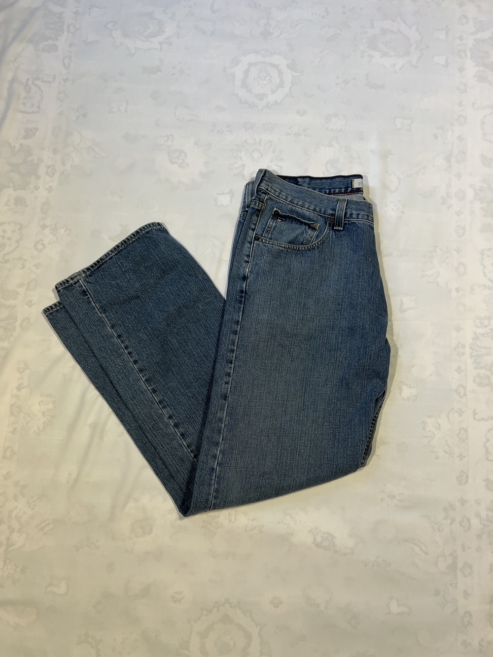 Tommy Hilfiger Men's Straight Leg Blue Jeans